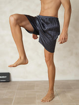 [Marine Ginkgo] SilkSilky-DE Mens Sleep Bottoms 004