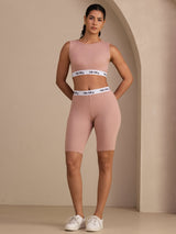 [Rosa] SilkSilky-DE Sleeveless Crew Neck Women's Outfit Sets 006