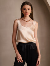 [Champagner] SilkSilky-DE Sleeveless Cami Top 001