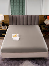 [Grau] SilkSilky-DE 25Momme Spannbettlaken 002