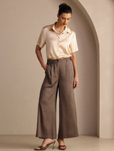 [Kaffee] SilkSilky-DE Womens Pants 006
