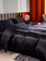 [Schwarz] SilkSilky-DE 22Momme Bettwäsche Sets 003