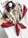 SilkSilky DE Reine Seide Scarf Dunkelrot 001