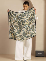 [P110] SilkSilky-DE Pure Silk Scarf 002