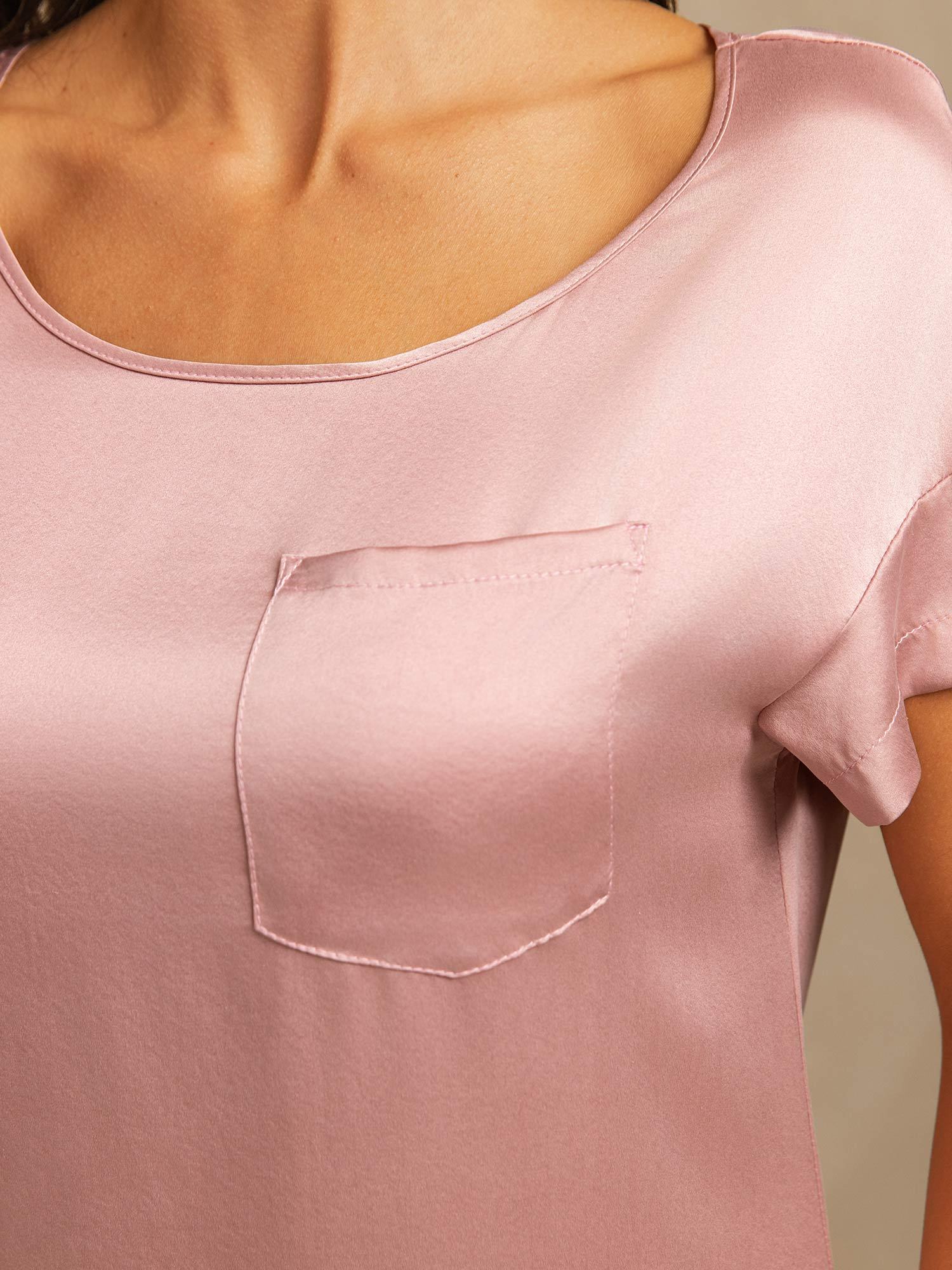 [Pfirsichhaut] SilkSilky-DE 19Momme Seide Nightgown 004