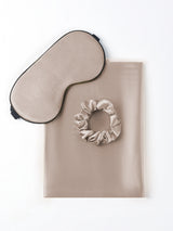 [Khaki] SilkSilky-DE 19Momme Reine Seide Pillowcase Set 005