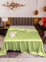 [Mintgrün] SilkSilky-DE 19Momme Spannbettlaken 002