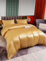 [Champagner] SilkSilky-DE 25Momme Bettwäsche Sets 001