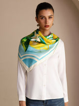 [Blaue Zitrone] SilkSilky-DE Scarf 003