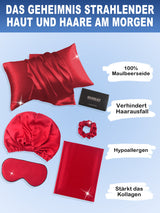 [Rotwein] SilkSilky-DE 19Momme Pillowcase Set 002