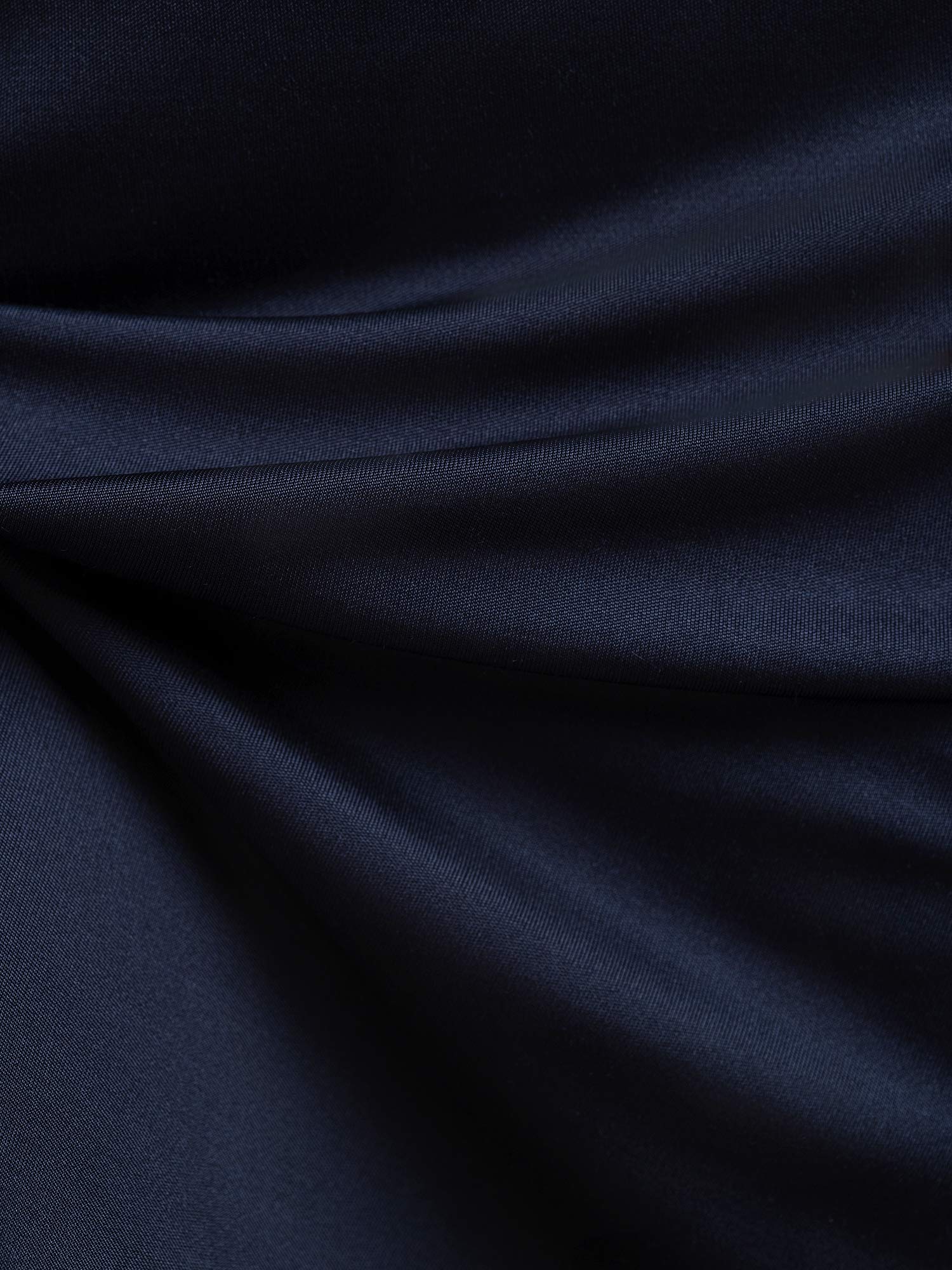 [Dunkelblau] SilkSilky-DE Seidenstrick Nightgown 005,