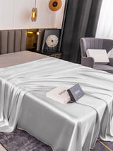 [Silber] SilkSilky-DE 19Momme Spannbettlaken 001