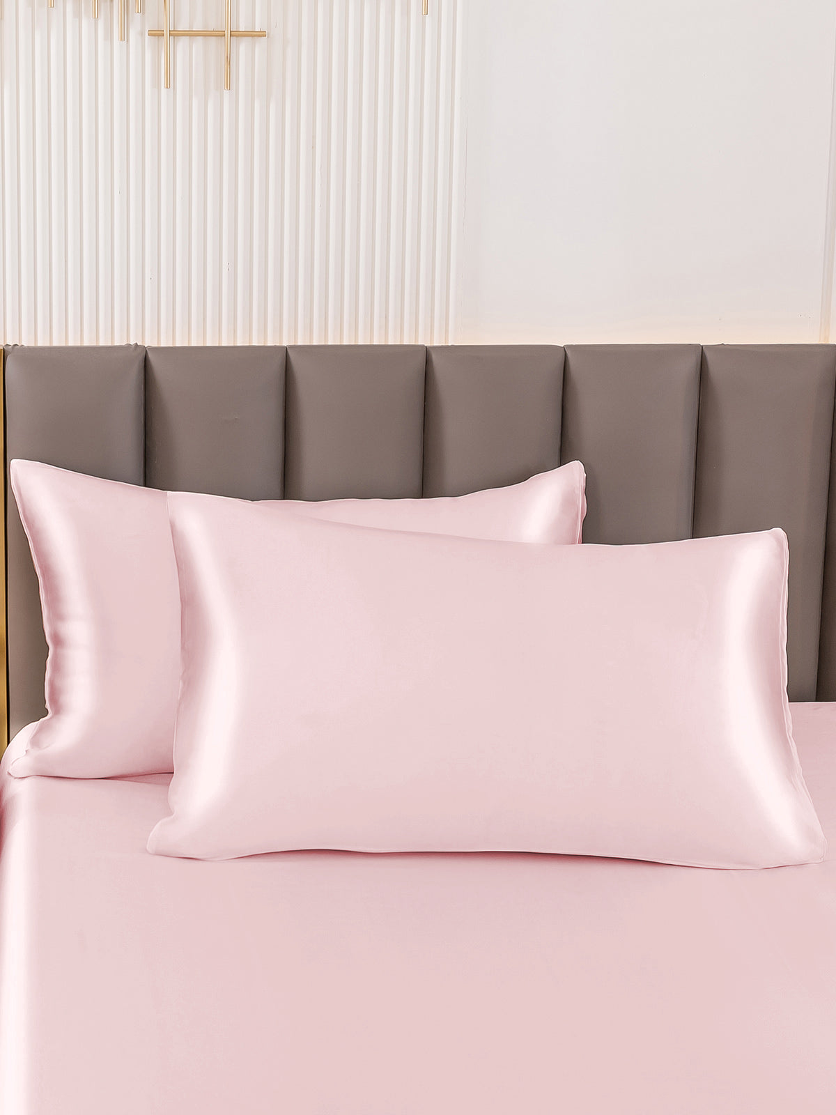 SilkSilky-DE 30Momme Reine Seide Pillowcase Rosa 001