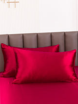 [Rotwein] SilkSilky-DE 19Momme Reine Seide Pillowcase 003