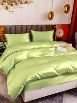 [Mintgrün] SilkSilky-DE 19Momme Reine Seide Bedding Set 001