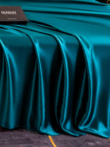 [König Blau] SilkSilky-DE 25Momme Spannbettlaken 003