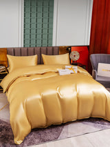 [Champagner] SilkSilky-DE 25Momme Bettwäsche Sets 002