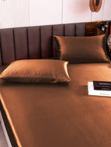 [Kaffee] SilkSilky-DE 19Momme Bettwäsche Sets 005