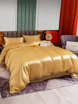[Champagner] SilkSilky-DE 25Momme Reine Seide Bedding Set 005
