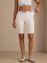 [Weiß] SilkSilky-DE Womens Shorts 004