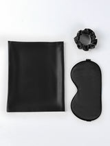 [Schwarz] SilkSilky-DE 19Momme Reine Seide Pillowcase Set 005