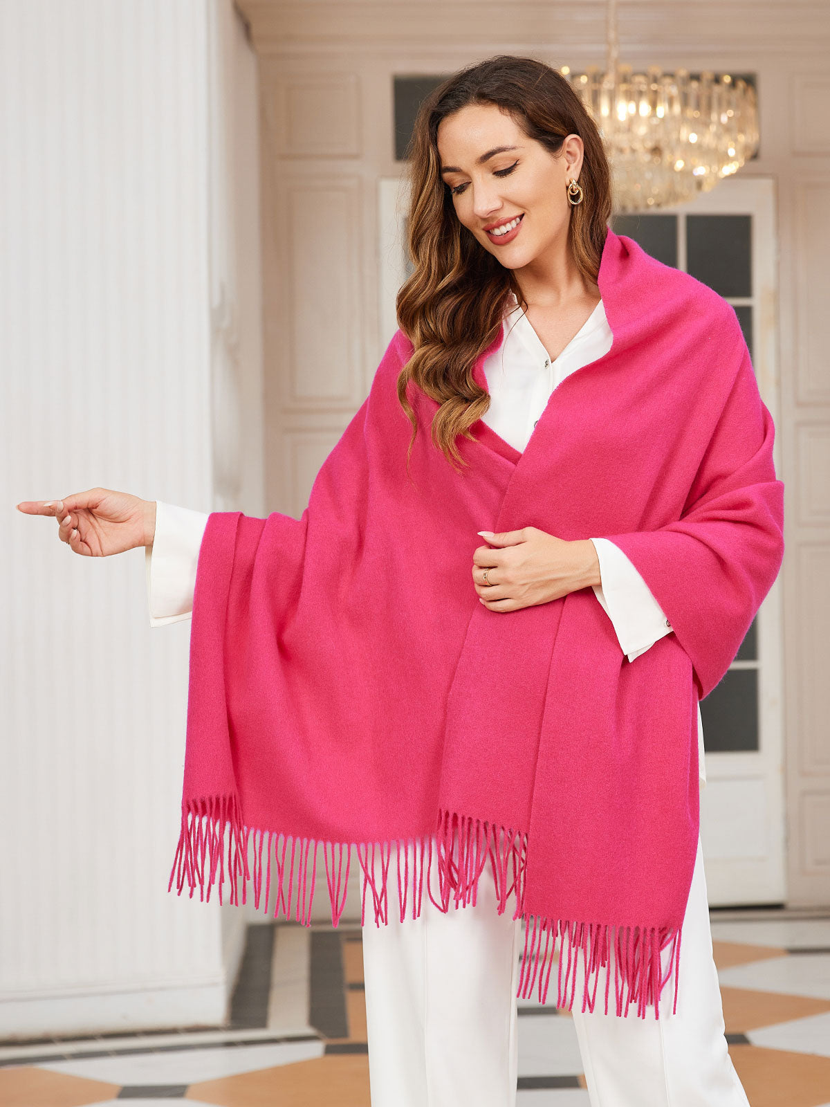 [Rosarot] SilkSilky-DE Wolle Scarf 001