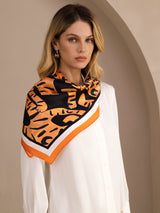 [Schwarzer Tiger] SilkSilky-DE Scarf 004