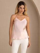 [Hellrosa] SilkSilky-DE Sleeveless V Neck Cami Top 003