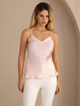 [Hellrosa] SilkSilky-DE Sleeveless V Neck Cami Top 004