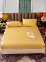 [Champagner] SilkSilky-DE 25Momme Bettwäsche Sets 002