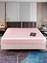 [Rosa] SilkSilky-DE 22Momme Spannbettlaken 001