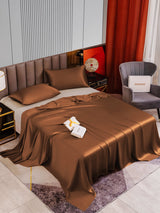[Kaffee] SilkSilky-DE 22Momme Bettwäsche Sets 002