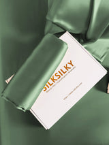 [Graugrün] SilkSilky-DE 30Momme Reine Seide Pillowcase 006