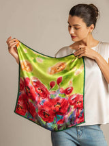 [P099] SilkSilky-DE Reine Seide Scarf 003,