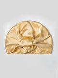 SilkSilky-DE Reine Seide Sleep Cap Champagner 005