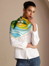 [Blaue Zitrone] SilkSilky-DE Scarf 004