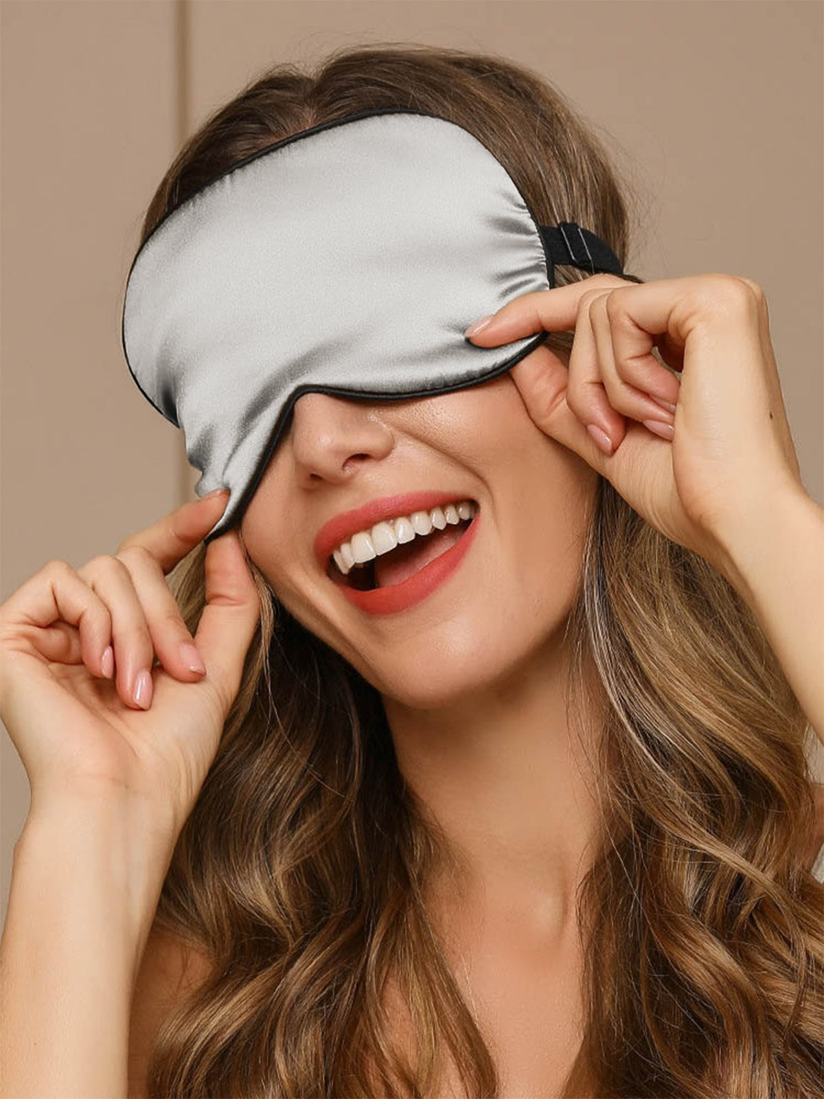 [Grau] SilkSilky-DE 19Momme Reine Seide Eye Mask 004