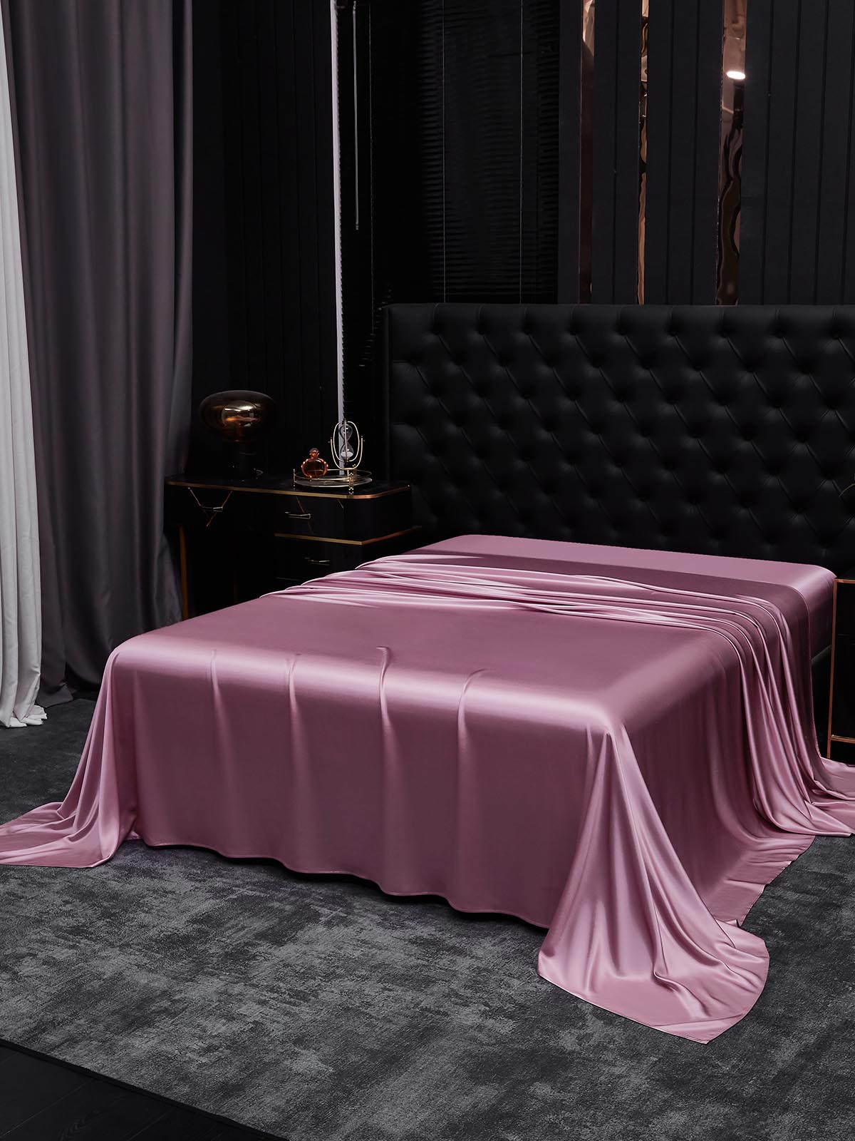 [Mauve Orchidee] SilkSilky-DE 19Momme Reine Seide Sheet 001