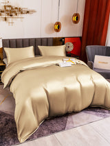 [Beige] SilkSilky-DE 19Momme Bettwäsche Sets 004