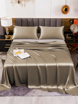 [Khaki] SilkSilky-DE 19Momme Bettwäsche Sets 002