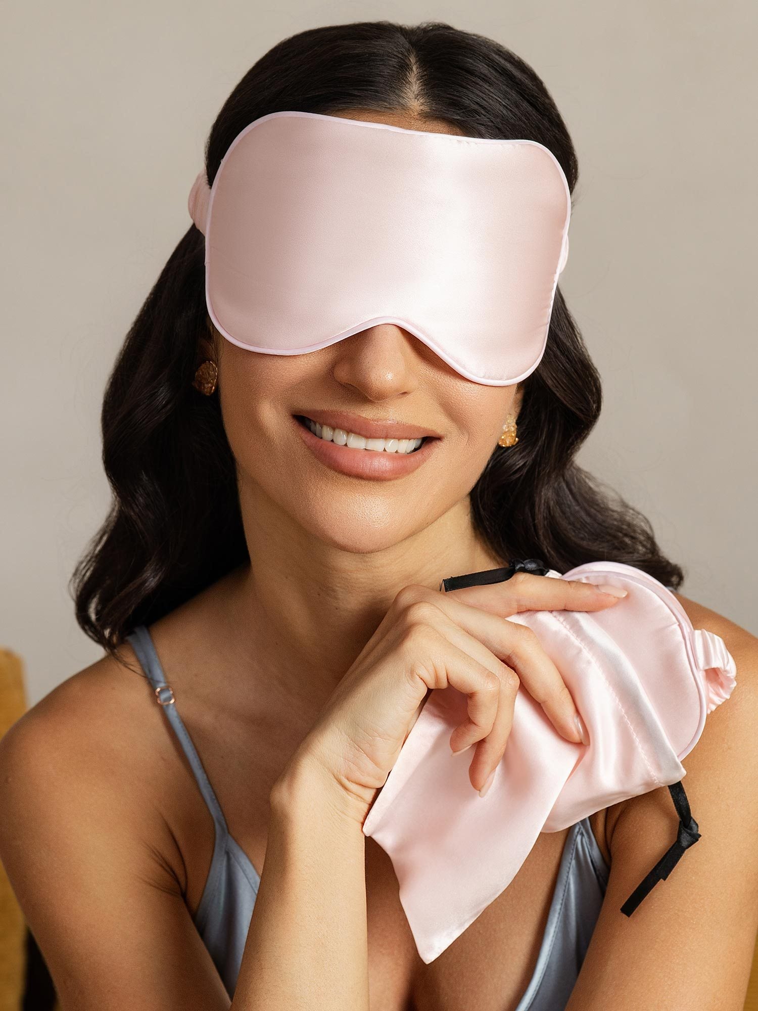 [Rosa] SilkSilky-DE Reine Seide Eye Mask 002