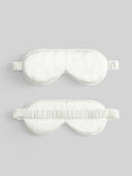 SilkSilky-DE 19Momme Reine Seide Eye Mask Weiß 005