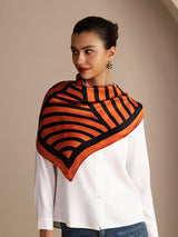 [Orangene Bögen] SilkSilky-DE Schals 004