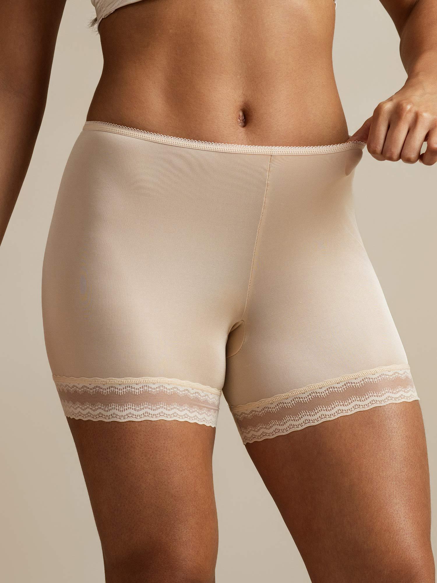 [Beige] SilkSilky-DE Reine Seide Panty 006,