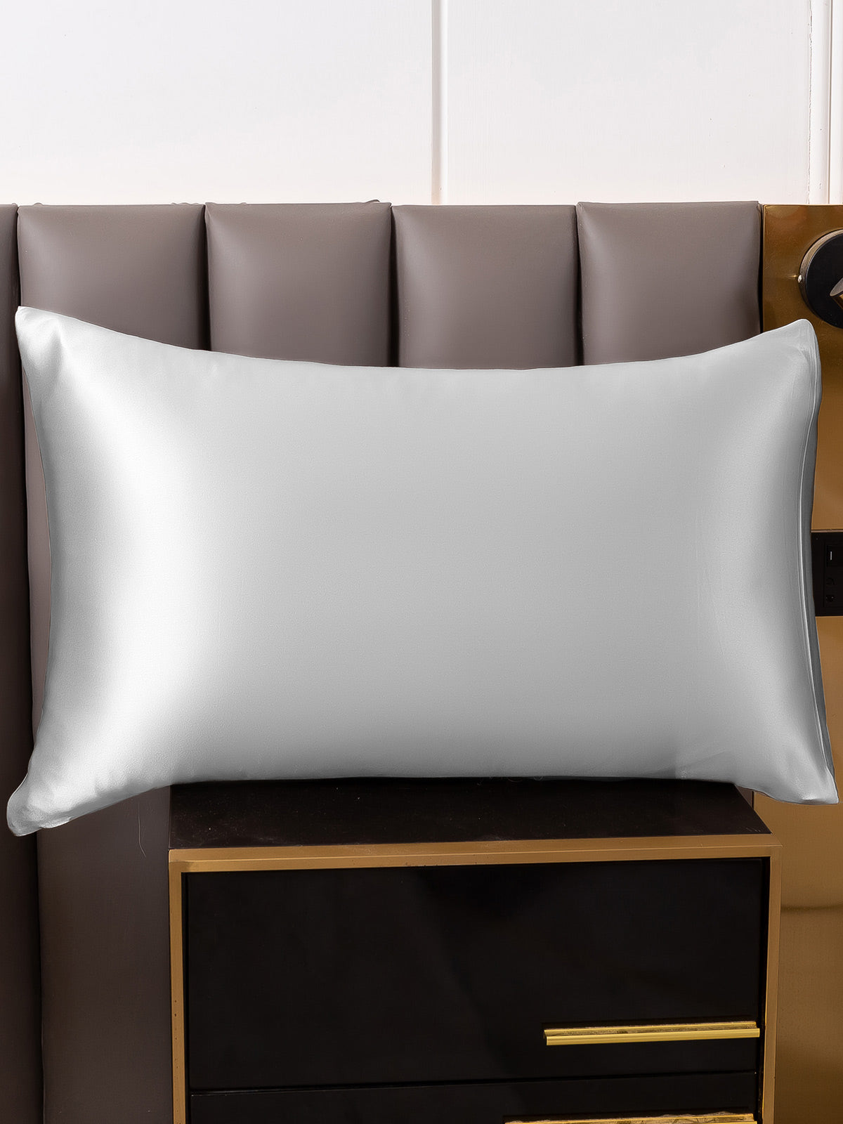 [Silber] SilkSilky-DE 22Momme Reine Seide Pillowcase 001