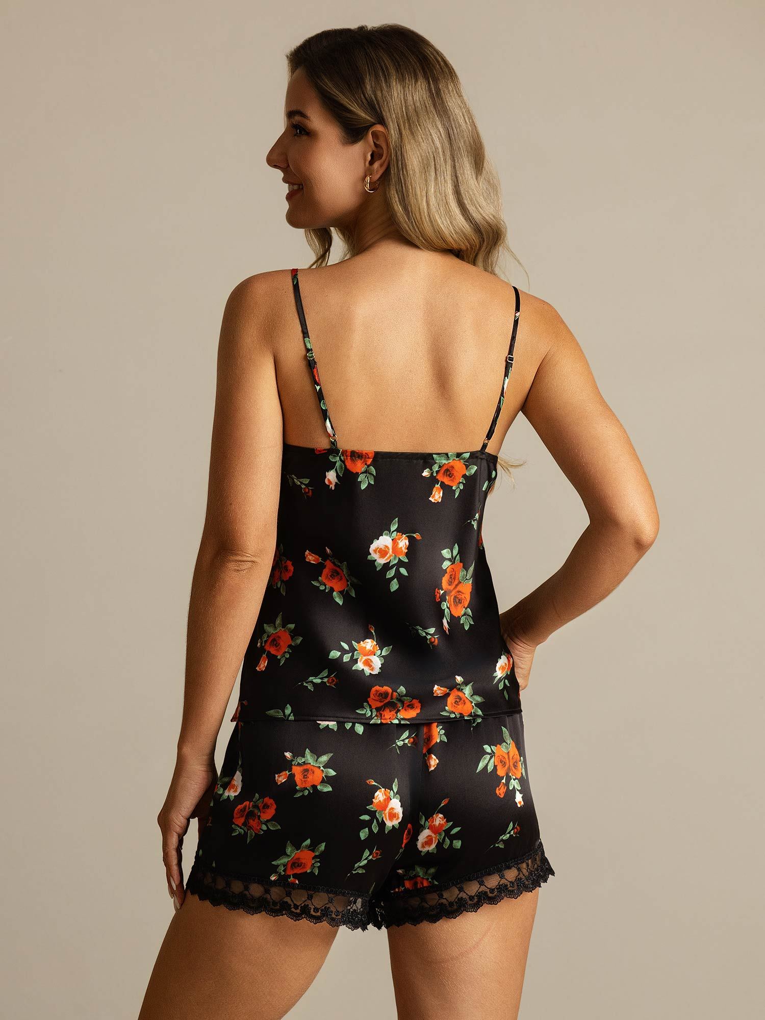 [SchwarzeRose] SilkSilky-DE Reine Seide Camisole Set 002