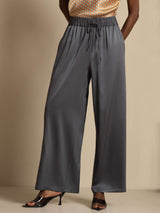 [Dunkelgrau] SilkSilky-DE 19Momme Womens Pants 003