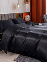 [Schwarz] SilkSilky-DE 19Momme Bettwäsche Sets 004