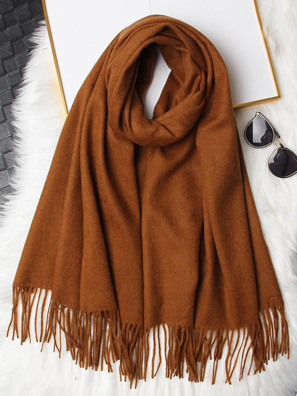[Braun] SilkSilky-DE Wolle Scarf 006