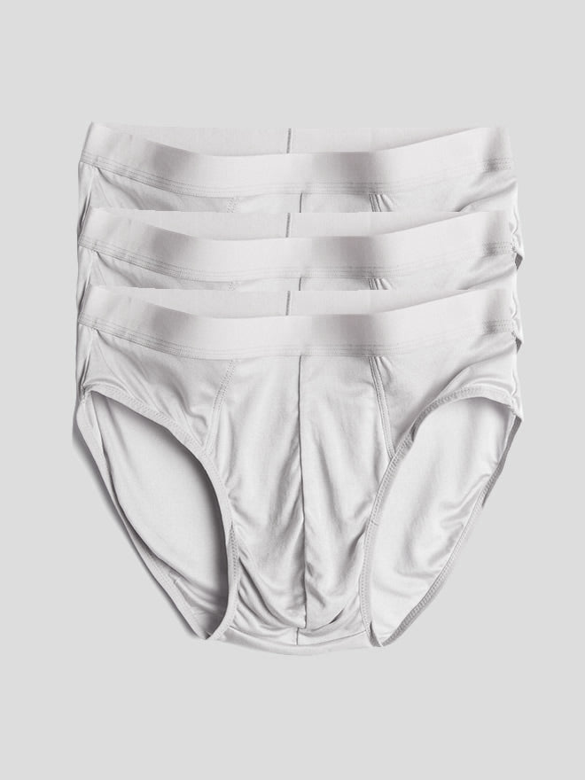 [Grau] SilkSilky-DE Reine Seide Mens Underwear 004